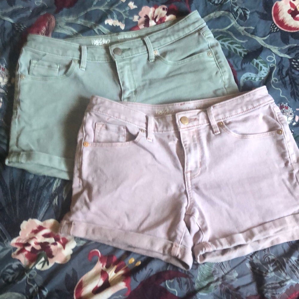 Mossimo Women’s Midi mid-rise short bundle
